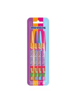 CANETA JET LUX MENTOS C/4 1,0MM - UN - COMPACTOR