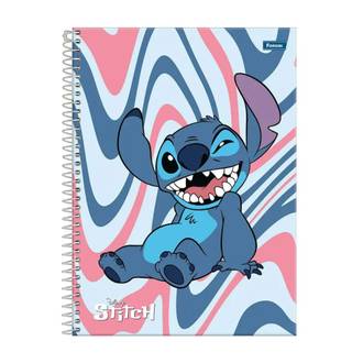 CADERNO UNIV CAPA DURA 10X1 160FLS - STITCH - UN - FORONI