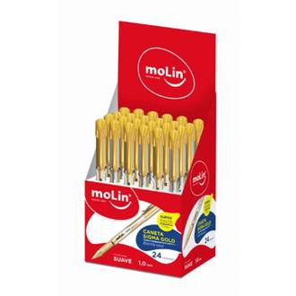 CANETA SIGMA GOLD 1247 - CX 24 - MOLIN