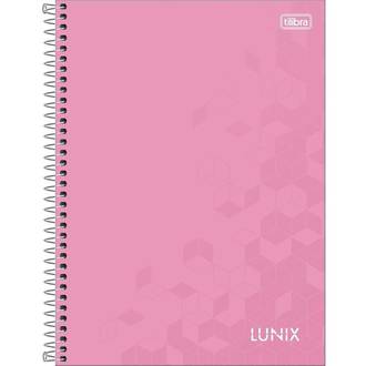 CADERNO UNIV CAPA DURA 1X1 80FLS - LUNIX - PCT 4 - TILIBRA