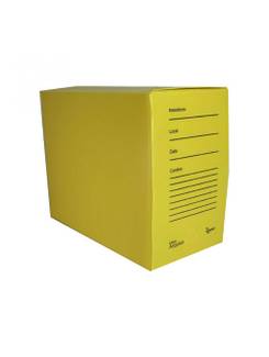 ARQUIVO MORTO GIGANTE 385X300X185MM - 2605 - AMARELO - CX 50 - ALAPLAST