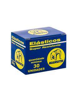 ELASTICO FINO AMARELO C/30 - UN - MAMUTH