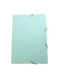 PASTA ELASTICO PLASTICA OFICIO /SERENA - 0246 - VERDE PASTEL - UN - DELLO