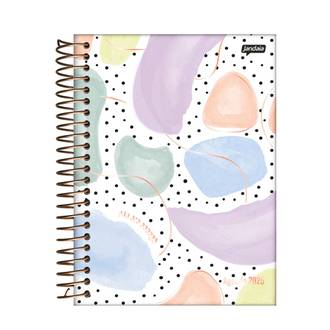 AGENDA ESPIRAL LA CREME 133X178 - DIARIA - 352FL - UN - JANDAIA