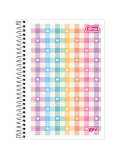 CADERNO 1/4 ESPIRAL CAPA FLEX 96FLS - MAIS+ - UN - TILIBRA
