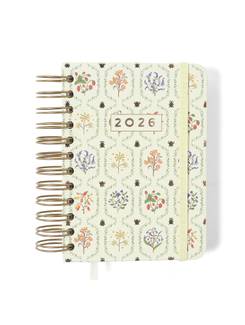 AGENDA ESPIRAL JARDIM 11,5X16 - PLANNER OFF WHITE - UN - CICERO