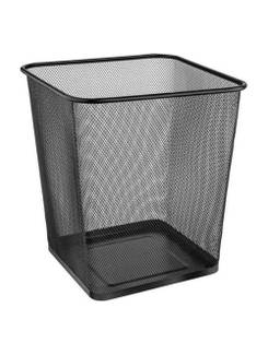 CESTO METAL QUADRADO 16,5L - OR98410 - PRETO - UN - ORDENE