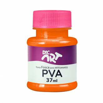 TINTA PVA FOSCA 37ML  - LARANJA - CX 12 - DAC