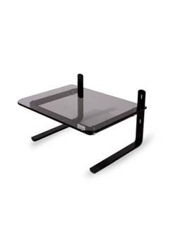 SUPORTE P/ MONITOR REGULAVEL 14" 27" - 000017 -  VIDRO FUME - FUME - UN - RELIZA