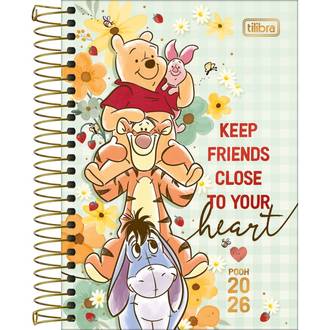 AGENDA ESPIRAL POOH M5 - 347841 - UN - TILIBRA