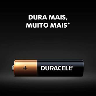 PILHA ALCALINA AAA PALITO COM 4 UNIDADES - UN - DURACELL