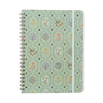 CADERNO ESPIRAL CAPA DURA JARD 80FLS / VERDE - UN - CICERO