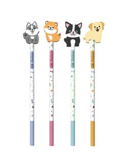 LAPIS PRETO HB FANTASIA PETS C/BORRACHA - 489108 - UN - CIS