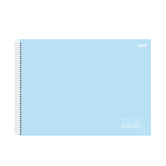 CADERNO DESENHO CAPA DURA 60FLS - ESPIRAL - COLORS - UN - ANIMATIVA