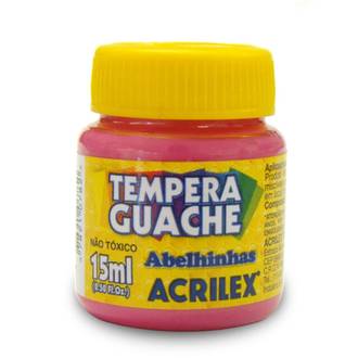 TINTA GUACHE 15ML  - ROSA - CX 12 - ACRILEX