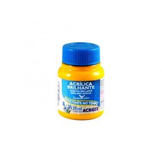 TINTA ACRILICA BRILHANTE 37ML 03340 - AMARELO OURO - CX 12 - ACRILEX
