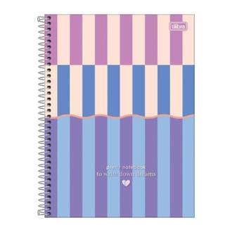 CADERNO UNIV CAPA DURA 10X1 160FLS - 397768 - MELROSE - UN - TILIBRA