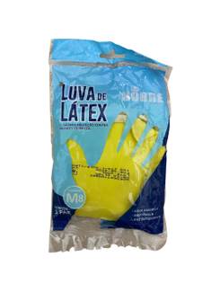 LUVA LATEX SLIM TAM M - 38828 - AMARELA - UN - NOBRE