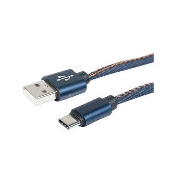 CABO USB - USB C 1M - 60W - XC-CD-33 - JEANS - UN - X-CELL