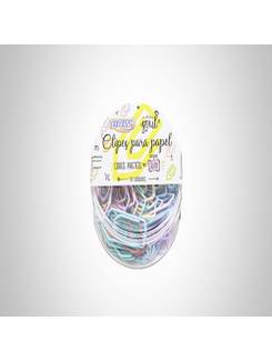 CLIPS GALVANIZADO N.2 C/50 PASTEL COLORIDO - CL2052 - UN - BRW