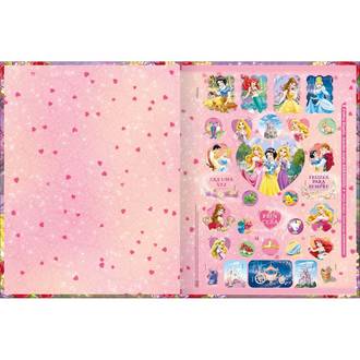CADERNO BROCHURAO CAPA DURA 80FLS - 308811 - PRINCESAS - UN - TILIBRA