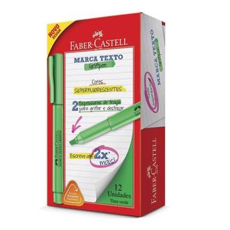 MARCA TEXTO GRIFPEN  - VERDE - CX 12 - FABER