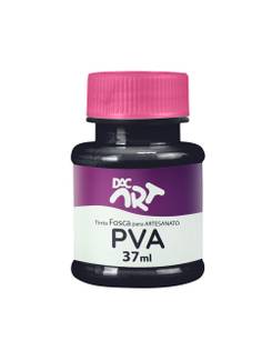 TINTA PVA FOSCA 37ML  - PRETO - UN - DAC