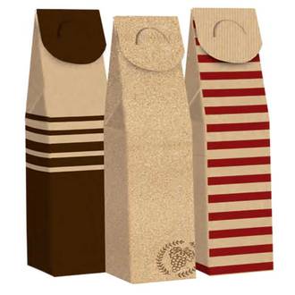 CAIXA PRESENTE PARA VINHO SORTIDO - 13004193 - 8,5x8,5x39 - UN - CROMUS