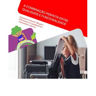 PAPEL CHAMEQUINHO 180G 50FLS - A4 - UN - CHAMEX