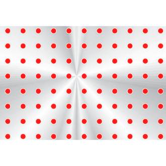 SACO TRANSPARENTE POA VERMELHO C/50 - 11x20 - UN - GALA