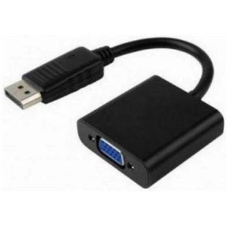ADAPTADOR DISPLAYPORT X VGA F 15CM - 6275 - PRETO - UN - MD9