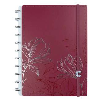 CADERNO INTELIGENTE A5 CIA52380 - CHERRY - UN - CADERNO INTELIGENTE