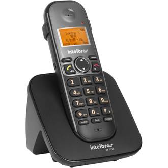 TELEFONE SEM FIO INTELBRAS TS5120 COM IDENTIFICADOR DE CHAMADAS PRETO - PRETO - UN - INTELBRAS