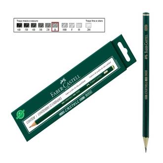LAPIS PRETO TECNICO SEXTAVADO 9000 - B - CX 12 - FABER