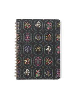 CADERNO ESPIRAL CAPA DURA JARD 80FLS / PRETO - UN - CICERO
