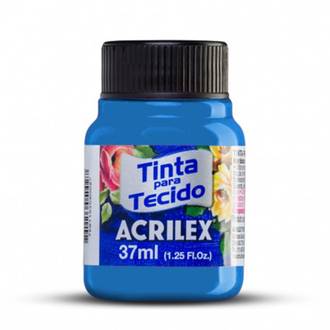 TINTA TECIDO FLUOR 37ML 04040 - AZUL - CX 12 - ACRILEX