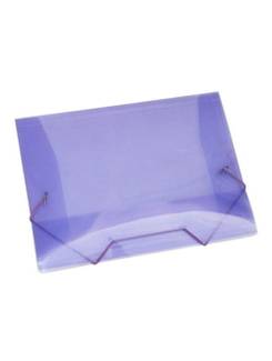 PASTA ELASTICO PLASTICA OFICIO - 1021 - LILAS - PCT 10 - ACP