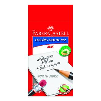 LAPIS PRETO N2 MAX REDONDO C/BORRACHA - 1205 - UN - FABER
