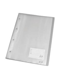 PASTA CATALOGO C/10 ENV C/VISO A4 - 1037 - CRISTAL - UN - ACP