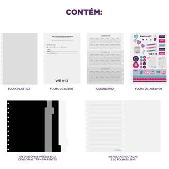 CADERNO INTELIGENTE MEDIO CIMD3361 - CAPPUCCINO - UN - CADERNO INTELIGENTE