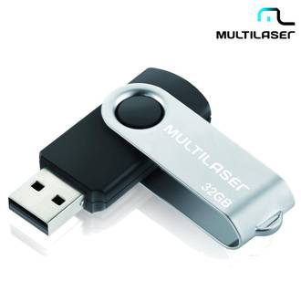 PEN DRIVE 32GB - TWIST PD589 - USB 2.0 - UN - MULTILASER
