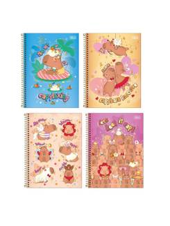 CADERNO UNIV CAPA DURA 10X1 160FLS - CAPYCLUB - PCT 4 - TILIBRA