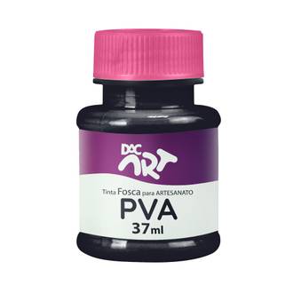TINTA PVA FOSCA 37ML  - PRETO - UN - DAC