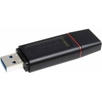 PEN DRIVE 256GB - EXODIA DTX - USB 3.2 - PRETO - UN - KINGSTON