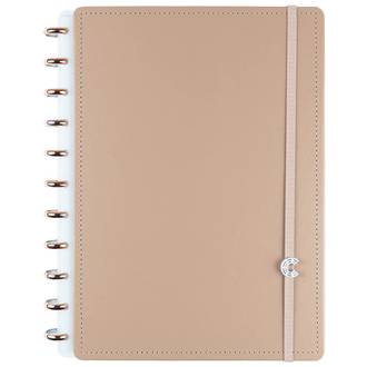 CADERNO INTELIGENTE A5 CIA52361 - CAPPUCCINO - UN - CADERNO INTELIGENTE