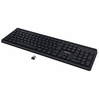 TECLADO S/FIO USB TSI50 - PRETO - UN - INTELBRAS