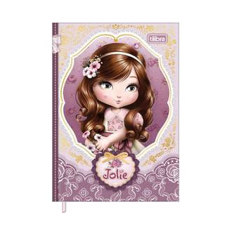 CADERNETA COSTURADA CAPA DURA 96FLS - 384542 - JOLIE - PCT 4 - TILIBRA