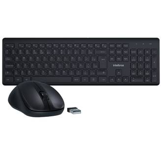 TECLADO E MOUSE S/FIO USB CSI50 - PRETO - UN - INTELBRAS