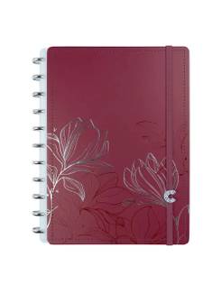 CADERNO INTELIGENTE A5 CIA52380 - CHERRY - UN - CADERNO INTELIGENTE