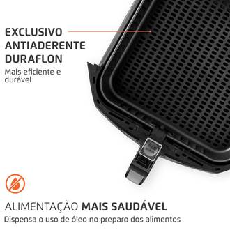 FRITADEIRA AIR FRYER 8L AFN-80-BI 220V - PRETO/INOX - UN - MONDIAL